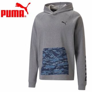 プーマ(PUMA)の【PUMA / プーマ】プルオーバーパーカー スウェット・グレー系・XL(パーカー)