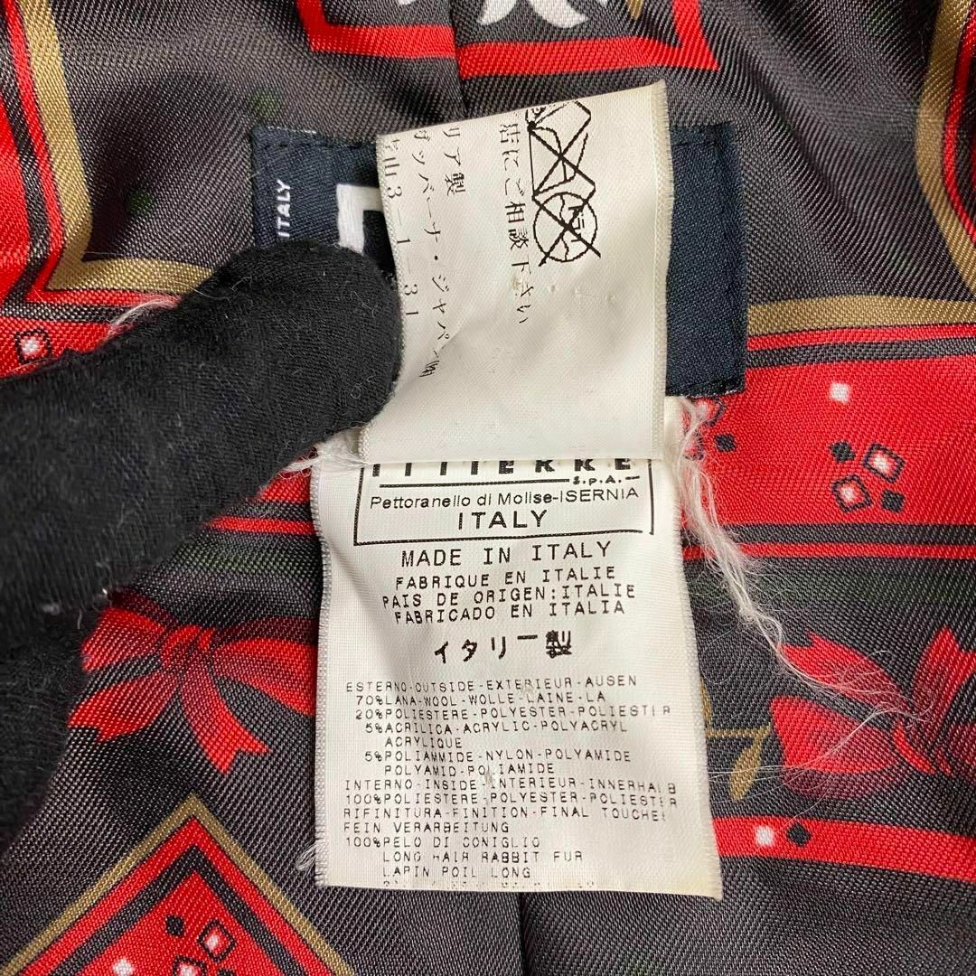 ✨美品✨ D&G ダッフルコート XS 裏地総柄 グリーン ウール 花柄-