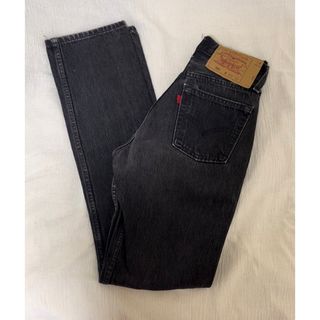 リーバイス(Levi's)のリーバイス Levi's 501 ハイウエストストレートブラックデニム W25 (デニム/ジーンズ)