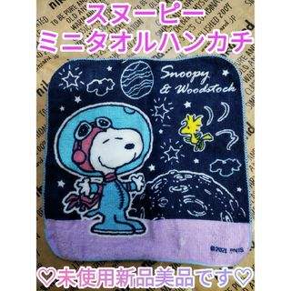 スヌーピー(SNOOPY)のスヌーピー　ミニタオルハンカチ(ハンカチ)