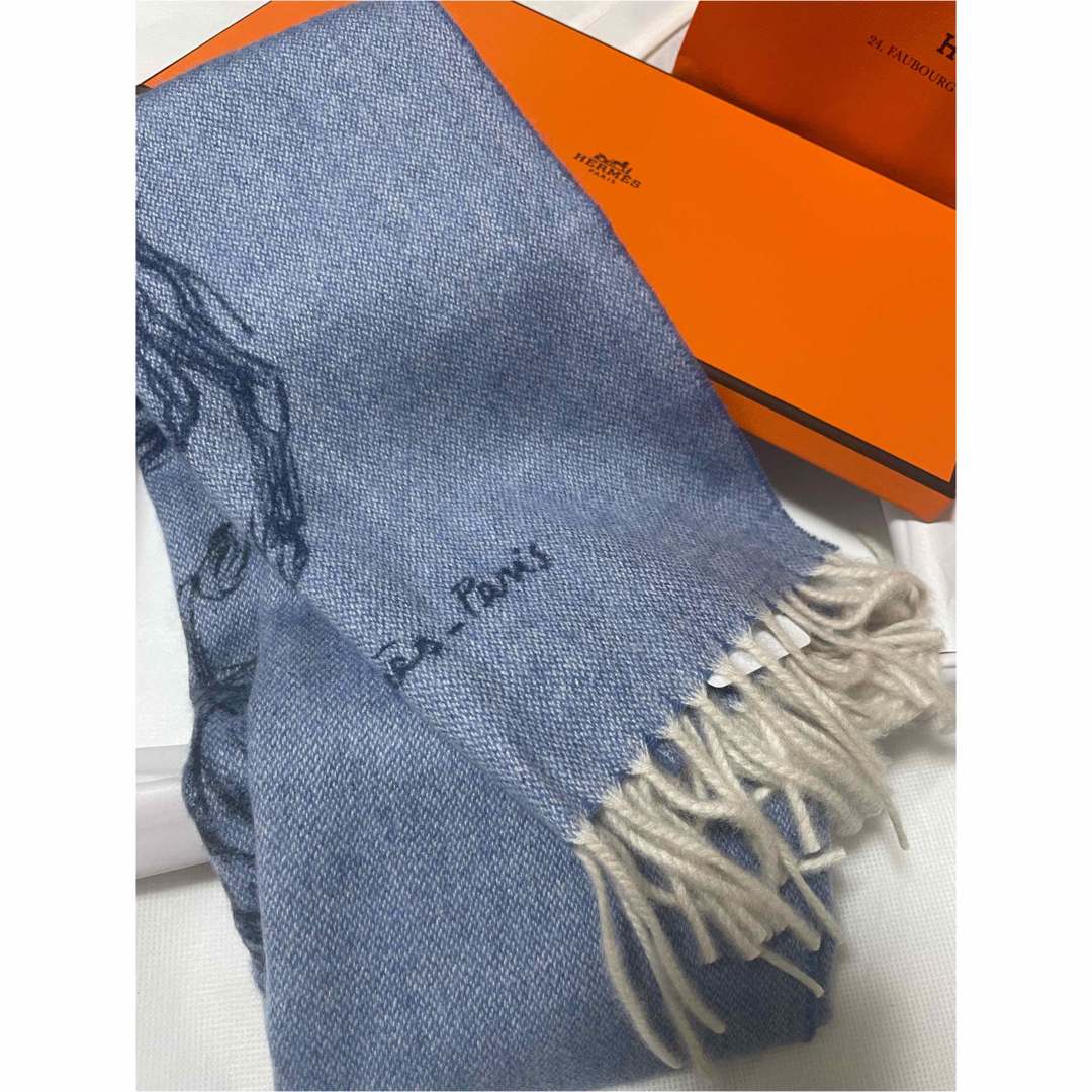 新品未使用!herms 2023 マフラーギャロップのピルエット