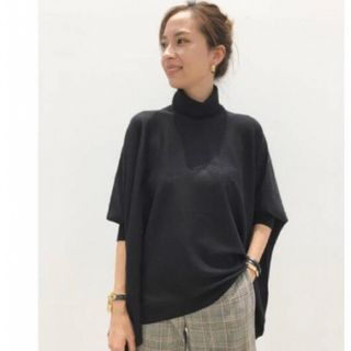 アパルトモンドゥーズィエムクラス(L'Appartement DEUXIEME CLASSE)のL'Appartement　T/N Volume Knit  ブラック(ニット/セーター)