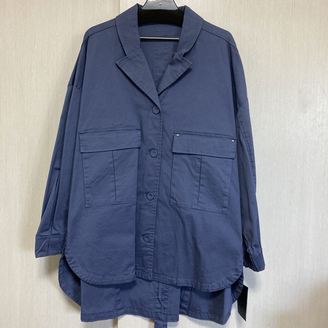 新品　MIREPOIX   ロングシャツ　38