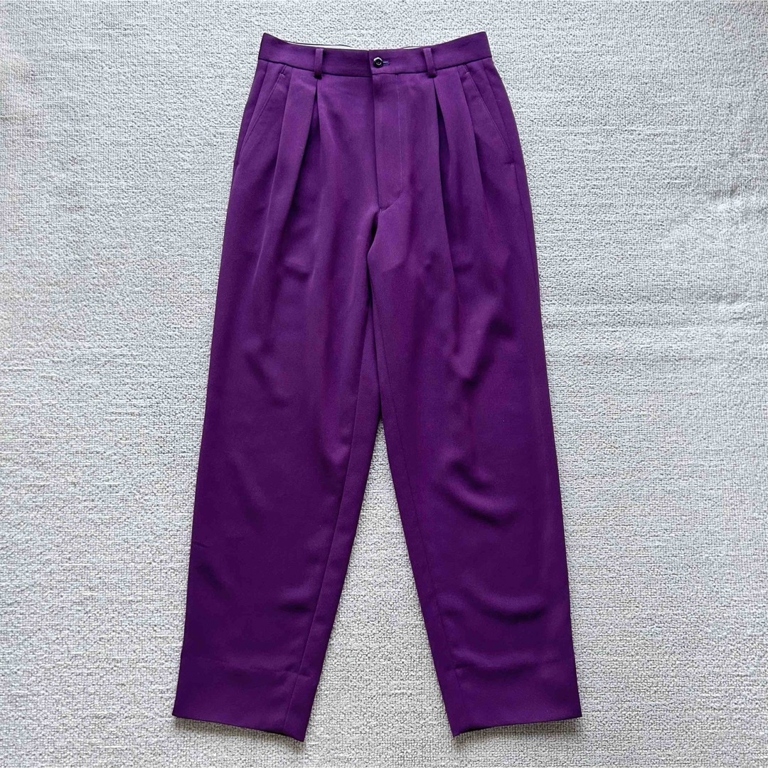 80s purple color over size double set up メンズのスーツ(セットアップ)の商品写真