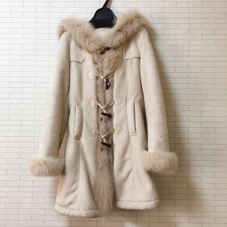 レッセパッセ(LAISSE PASSE)のレッセパッセ♡ムートンダッフルコート♡ミルクティベージュ(ダッフルコート)