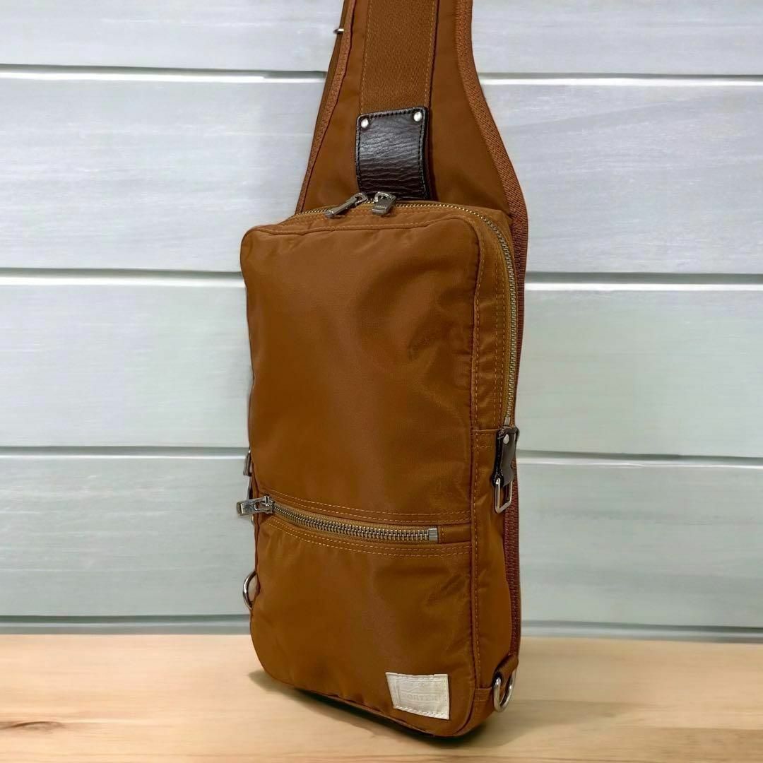 美品】PORTER LIFT リフト スリングショルダーバッグ-