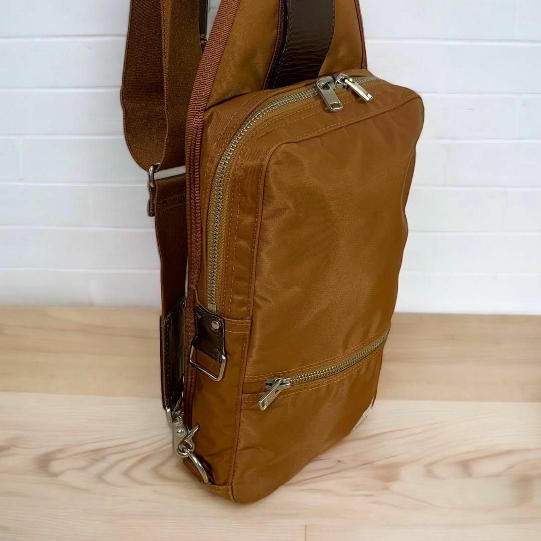 美品】PORTER LIFT リフト スリングショルダーバッグ-