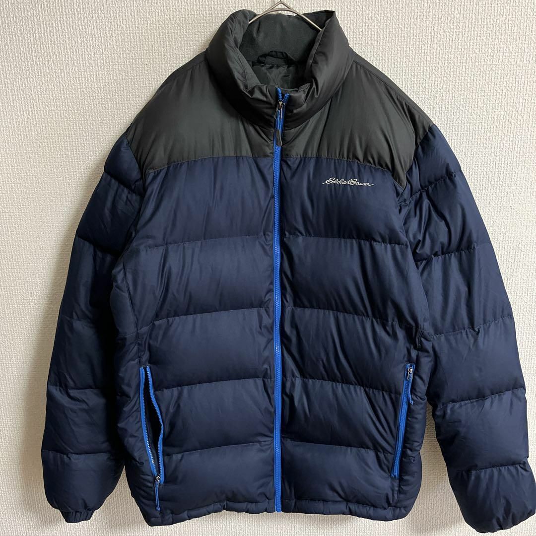 Eddie Bauer エディーバウアー ダウンジャケット ネイビー ブラック