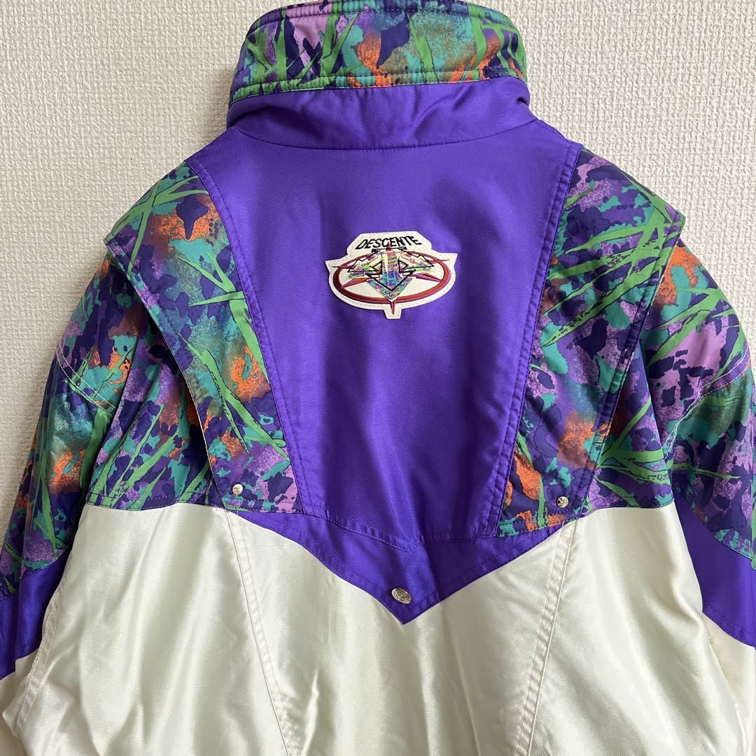 DESCENTE デサント 好配色 スキーウェア アウター レトロ XL 6