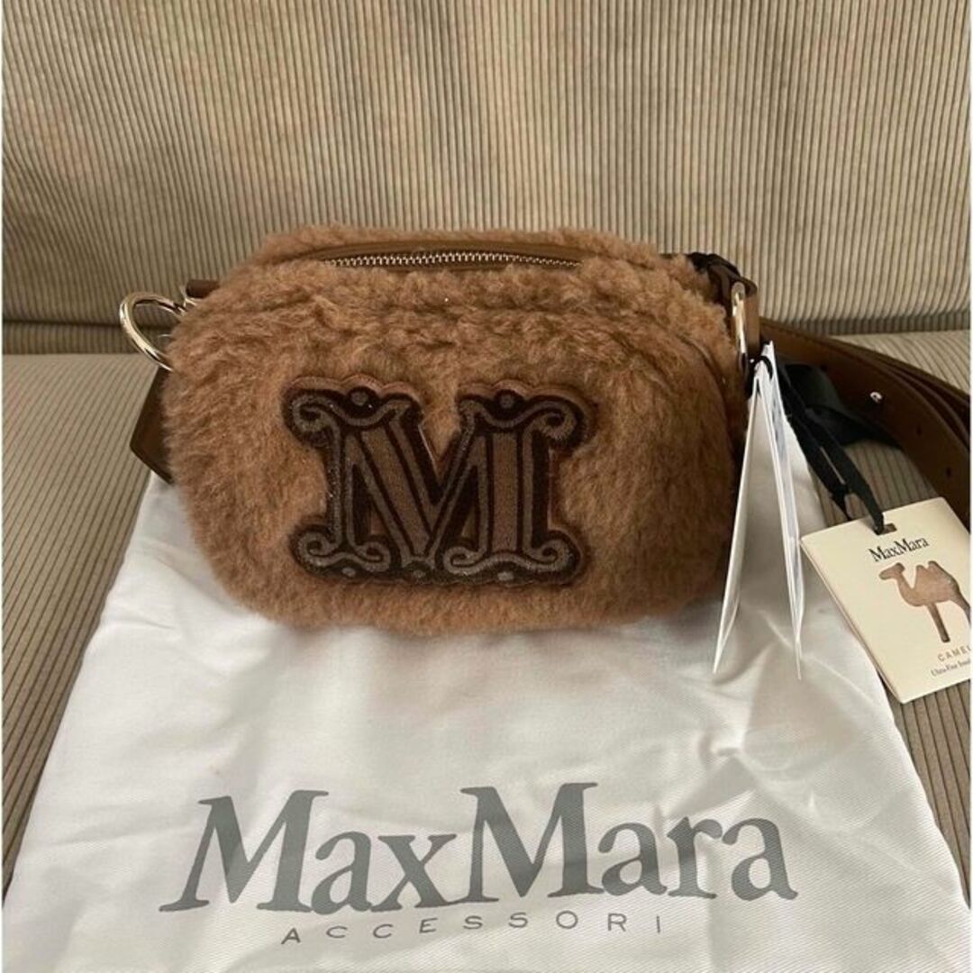 MAX MARA マックスマーラ M字ロゴ テディー カメラバッグ