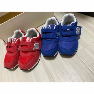 ニューバランス(New Balance)のニューバランス【2セット】15センチ　赤と青(スニーカー)