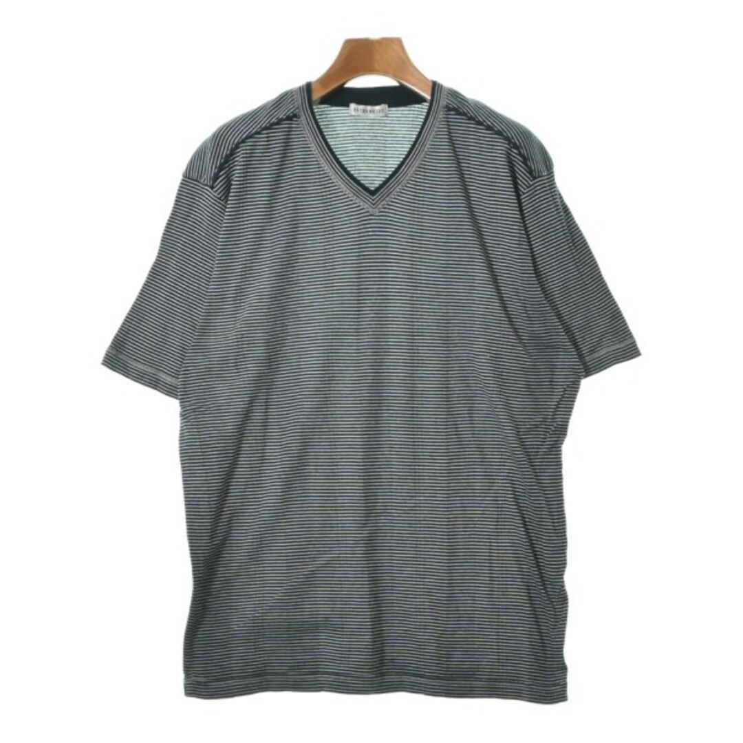 INTERMEZZO(インターメッツォ)のINTERMEZZO Tシャツ・カットソー L 紺x白(ボーダー) 【古着】【中古】 レディースのトップス(カットソー(半袖/袖なし))の商品写真