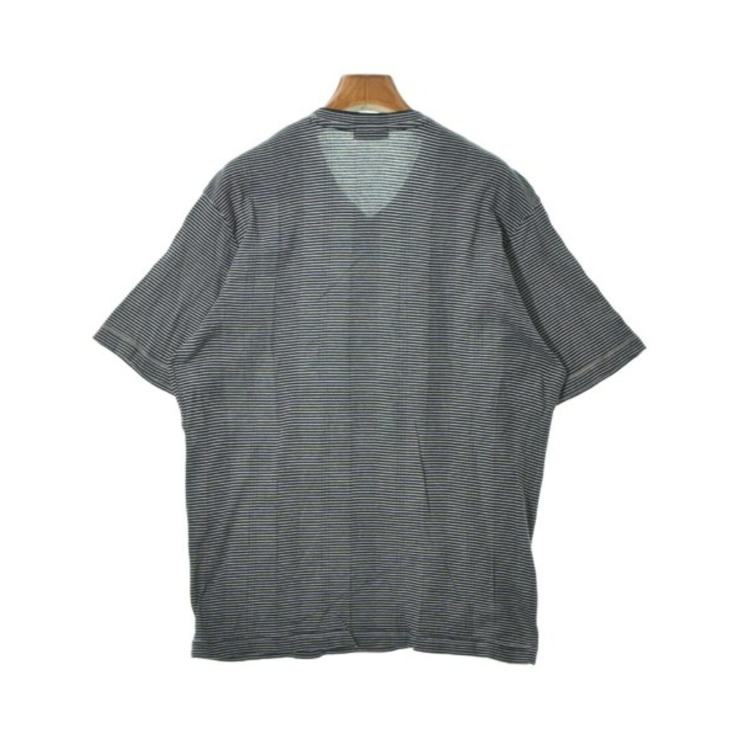 INTERMEZZO(インターメッツォ)のINTERMEZZO Tシャツ・カットソー L 紺x白(ボーダー) 【古着】【中古】 レディースのトップス(カットソー(半袖/袖なし))の商品写真