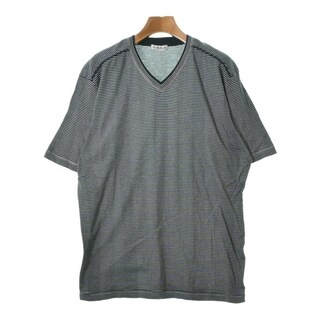 INTERMEZZO Tシャツ・カットソー L 紺x白(ボーダー) 【古着】【中古】