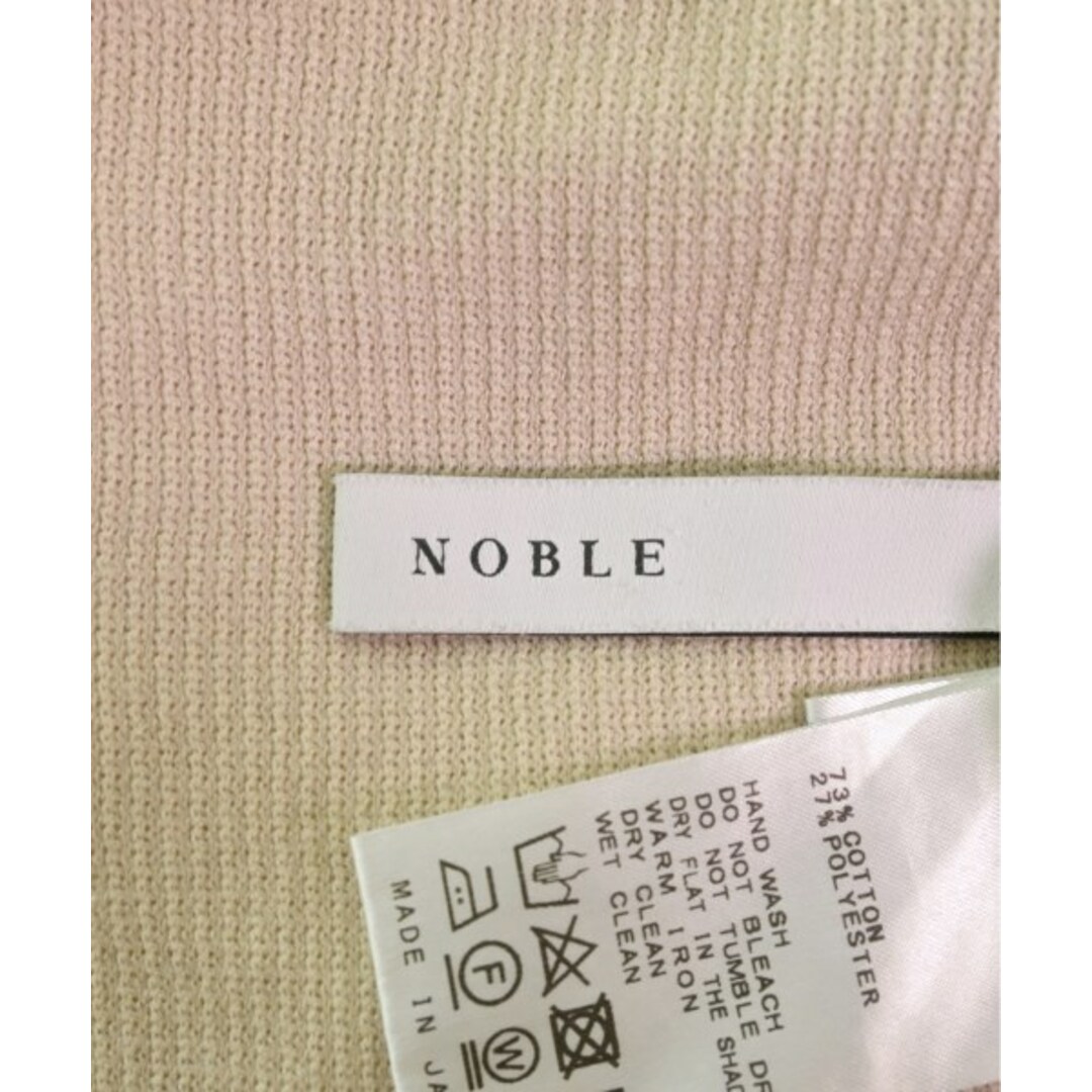 Noble(ノーブル)のNOBLE ノーブル ベスト/ノースリーブ -(L位) ベージュ 【古着】【中古】 レディースのトップス(ベスト/ジレ)の商品写真
