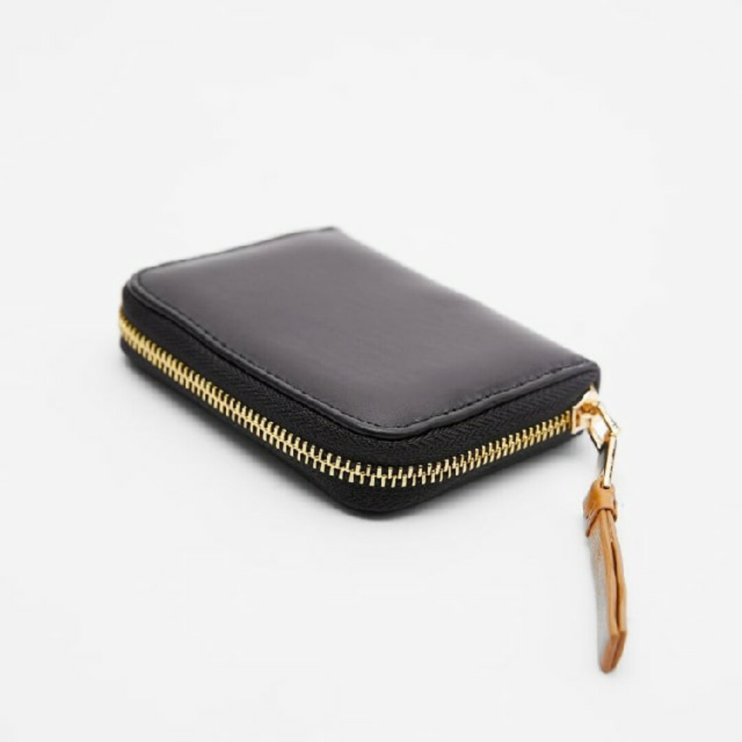 ZARA(ザラ)のZARA　レザーグローブ　財布　ブラック　黒　　ギフト　手袋　プレゼント　財布 レディースのファッション小物(手袋)の商品写真