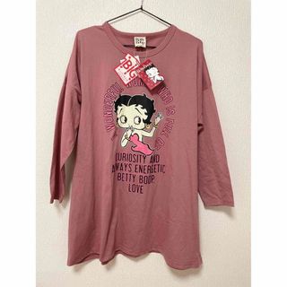 ベティブープ(Betty Boop)の【新品未使用】BettyBoop ベティ・ブープ ロンT Tシャツ 長袖シャツ(シャツ/ブラウス(長袖/七分))