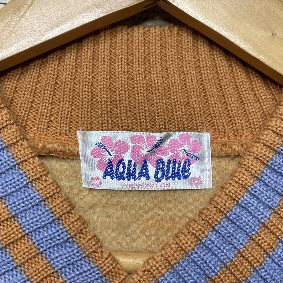 Aqua blue(アクアブルー)のAQUA BLUE アクアブルー スタジャン size F メンズのジャケット/アウター(スタジャン)の商品写真