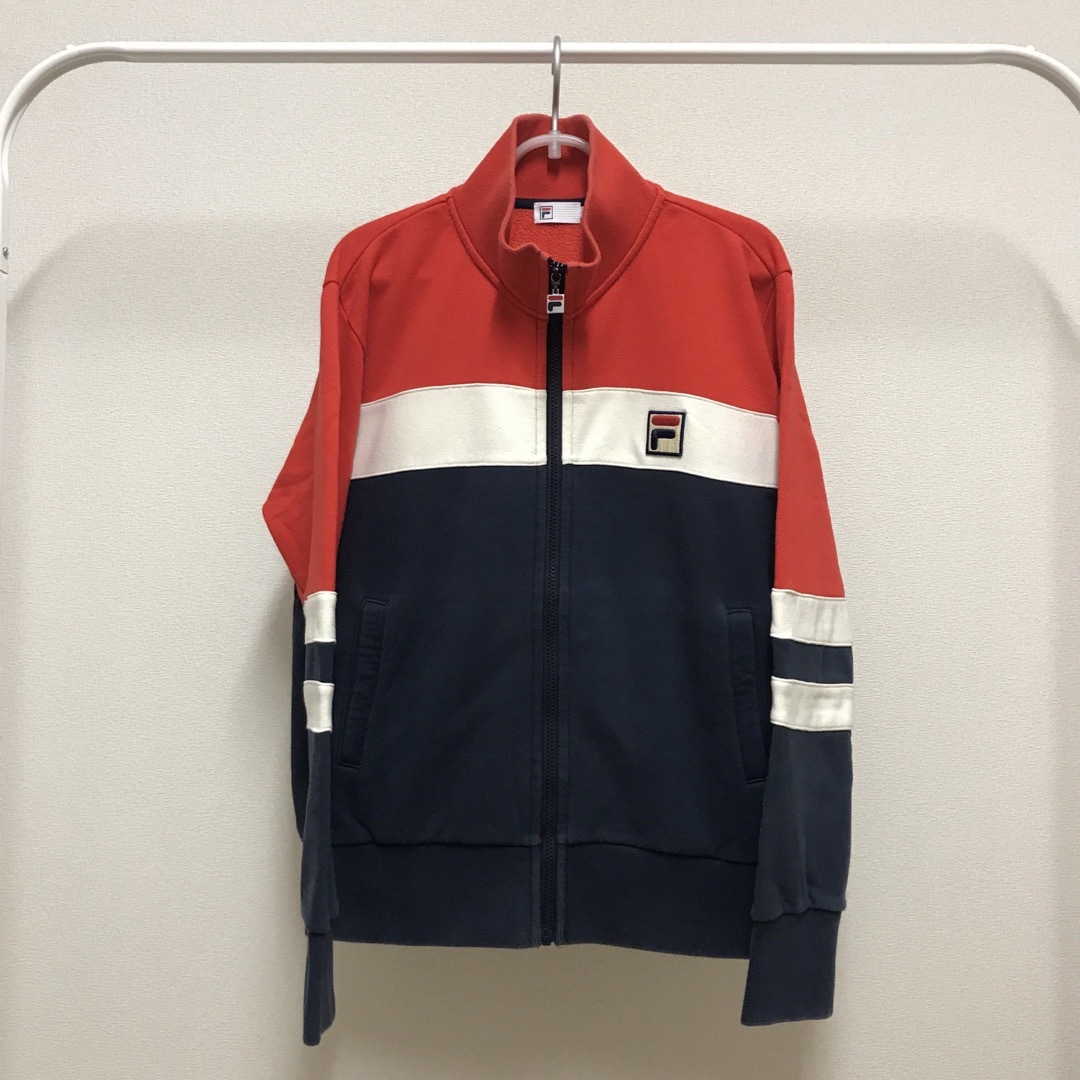 ①フィラ FILA BORG ボルグジャケット ジャージ トラックジャケット