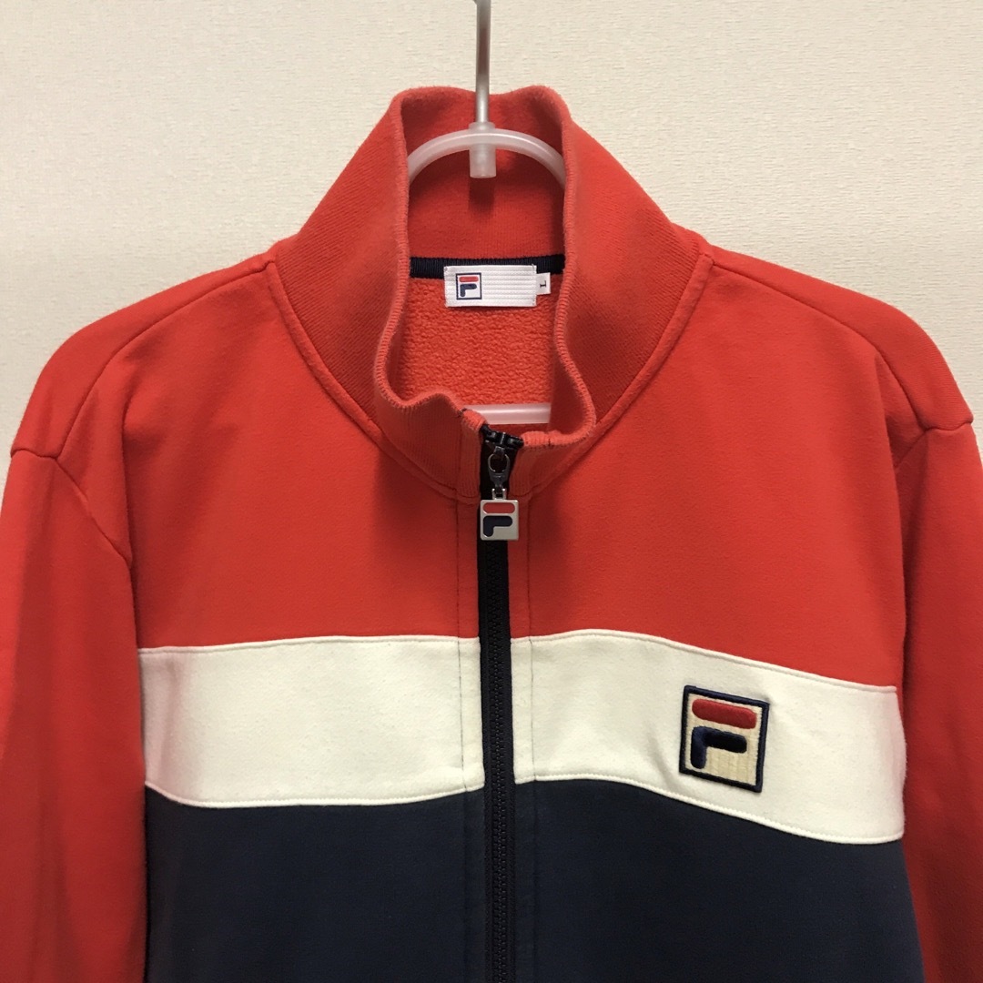 ①フィラ FILA BORG ボルグジャケット ジャージ トラックジャケット