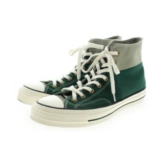 コンバース(CONVERSE)のCONVERSE コンバース スニーカー 27cm 緑xカーキ 【古着】【中古】(スニーカー)