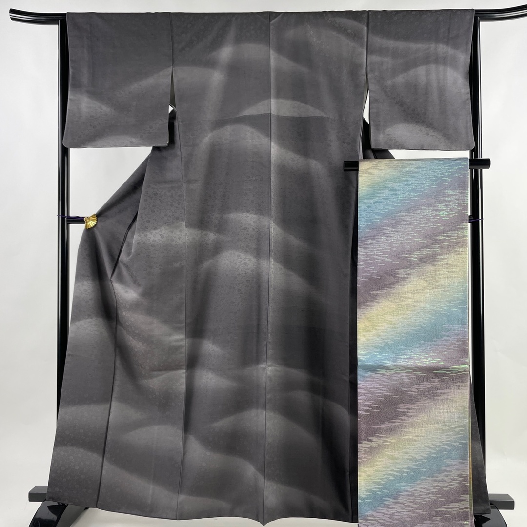 訪問着 身丈164cm 裄丈64cm M 正絹 美品 秀品-