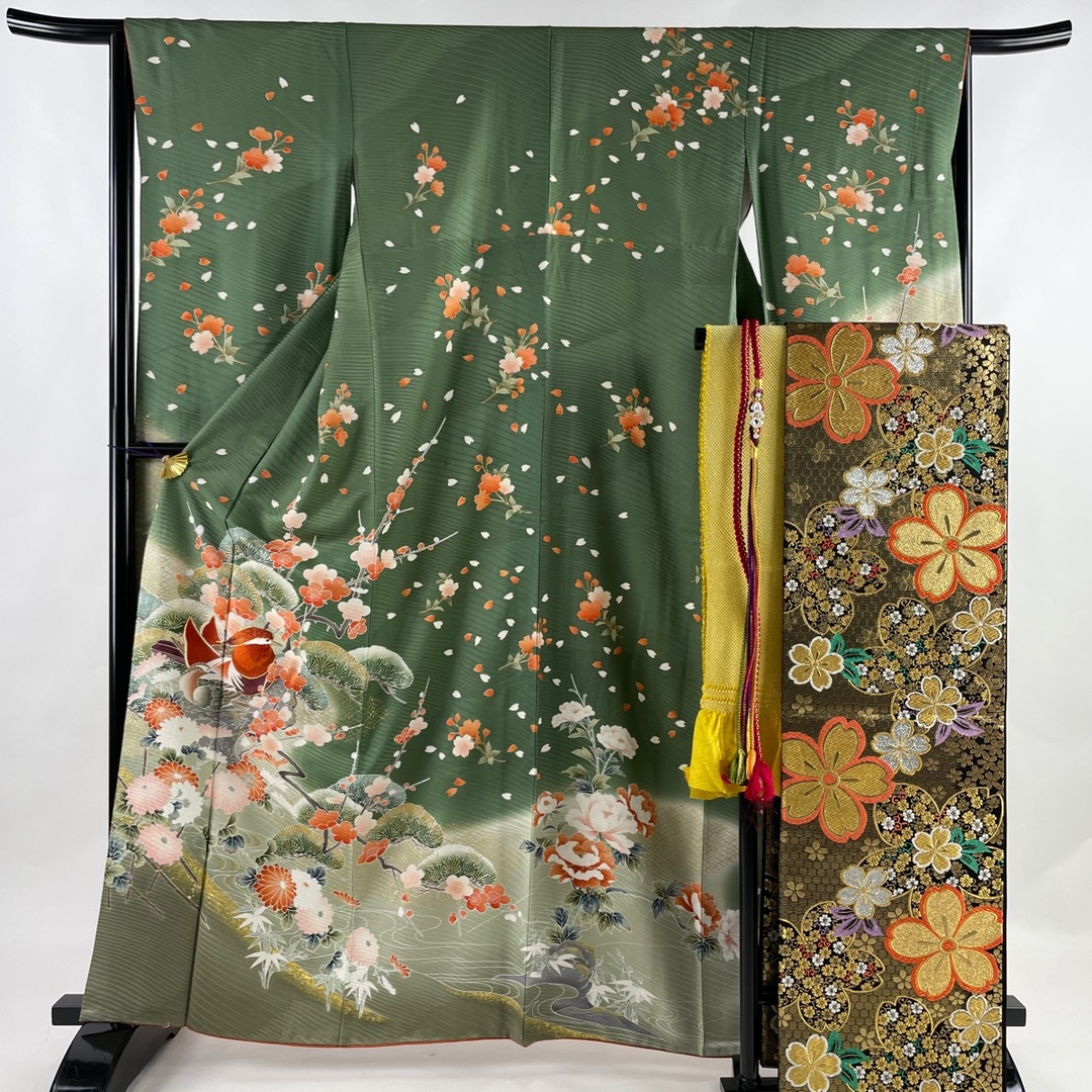 振袖 身丈165.5cm 裄丈66cm 正絹 秀品