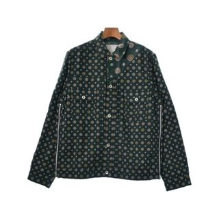 サカイ(sacai)のsacai サカイ ブルゾン（その他） 2(M位) 緑xベージュx白等(総柄) 【古着】【中古】(その他)