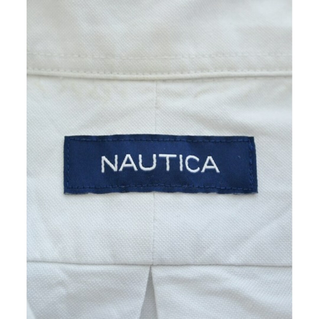 NAUTICA(ノーティカ)のNAUTICA ノーティカ カジュアルシャツ M 白 【古着】【中古】 メンズのトップス(シャツ)の商品写真