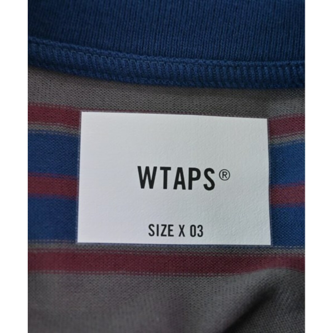 WTAPS Tシャツ・カットソー 03(L位) グレーx青x赤等(ボーダー) 2