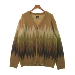needles union 別注 カーディガン L 希少 ブラウン ベージュ-