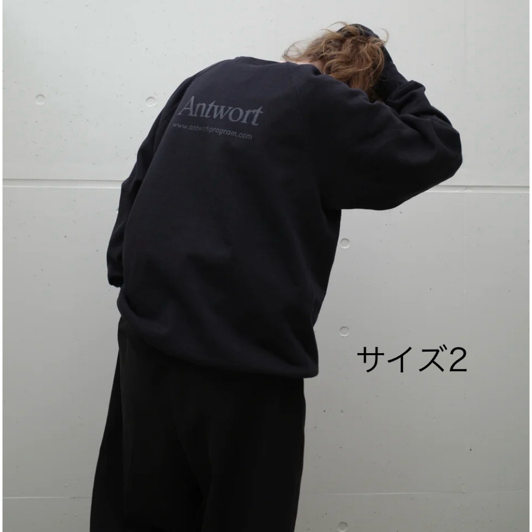 antwort staff crewneck black サイズ2