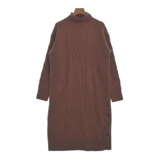 green label relaxing ワンピース F ピンクベージュ 【古着】【中古】(ひざ丈ワンピース)