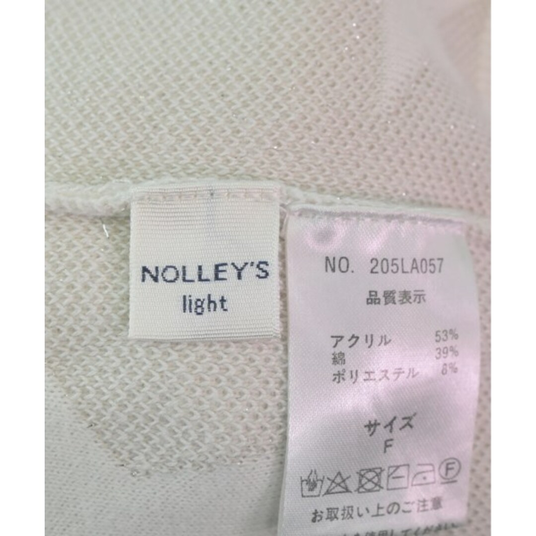 NOLLEY'S(ノーリーズ)のNolley's ノーリーズ ニット・セーター F アイボリーxベージュ(星柄) 【古着】【中古】 レディースのトップス(ニット/セーター)の商品写真
