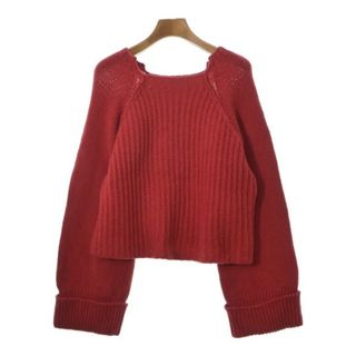 ステラマッカートニー(Stella McCartney)のSTELLA McCARTNEY ニット・セーター 38(S位) 赤 【古着】【中古】(ニット/セーター)