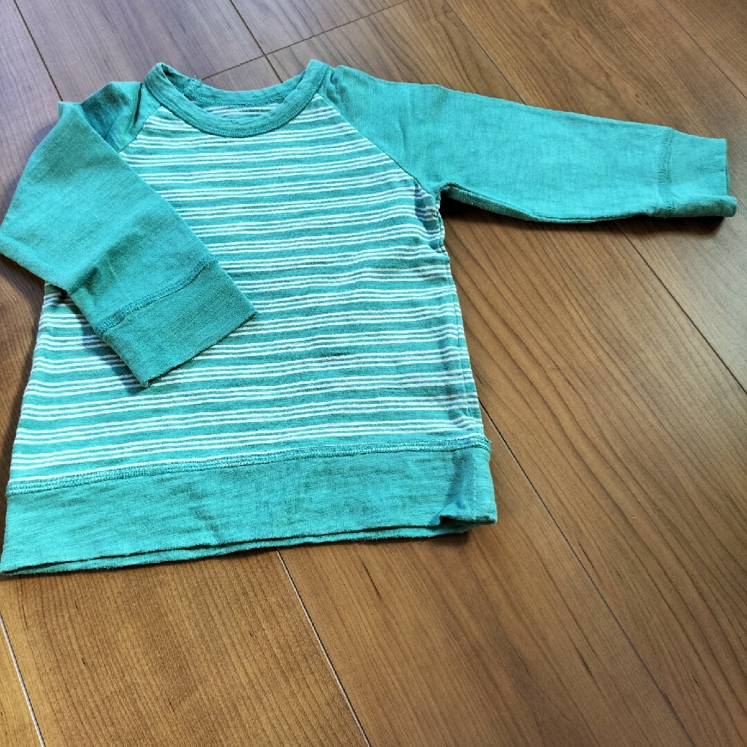 GAP(ギャップ)のキッズ　ロングTシャツ 長袖Tシャツ　2枚セット キッズ/ベビー/マタニティのベビー服(~85cm)(Ｔシャツ)の商品写真