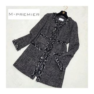 M-premierBLACK  エムプルミエブラック　ウールロングコート