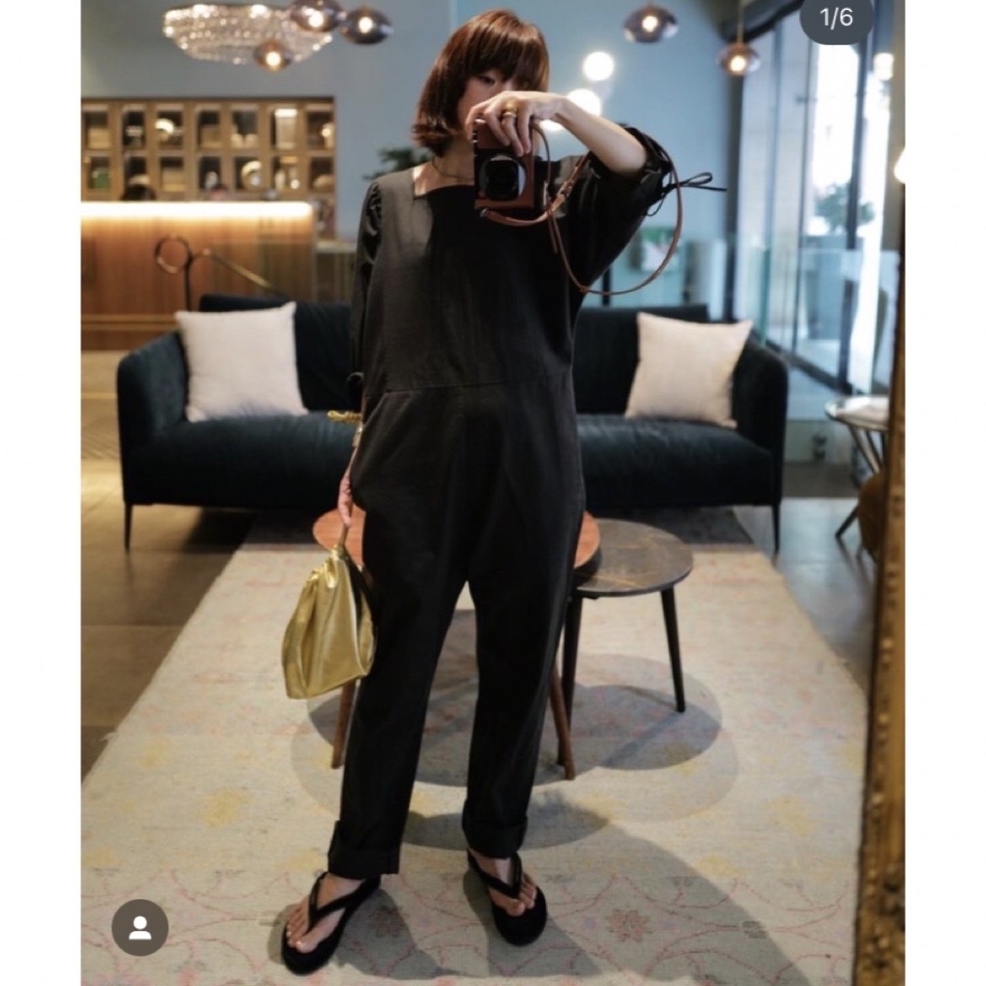 ロンハーマン Square Neck Jumpsuit ジャンプスーツ