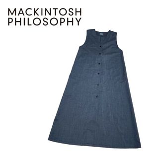 マッキントッシュフィロソフィー(MACKINTOSH PHILOSOPHY)のMACKINTOSH PHILOSOPHY  ウールミックスジャンパードレス(ロングワンピース/マキシワンピース)