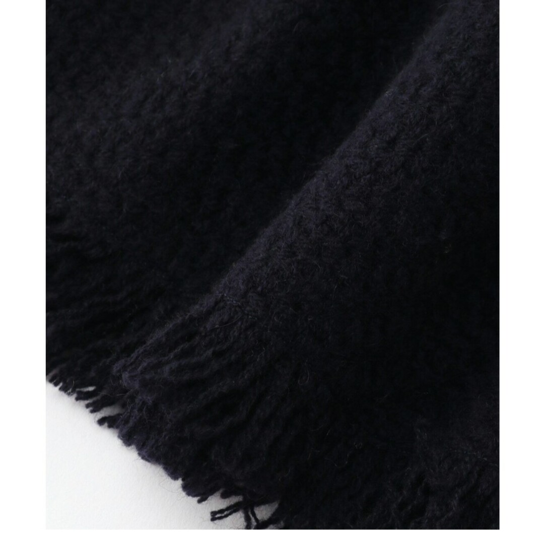 ALONPI CASHMERE　カシミアストール　ネイビー 2