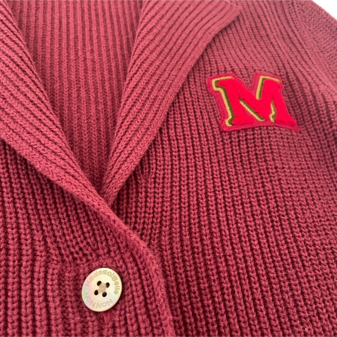 45rpm - 美品 マドモアゼルノンノン ワッペン刺繍 ニット