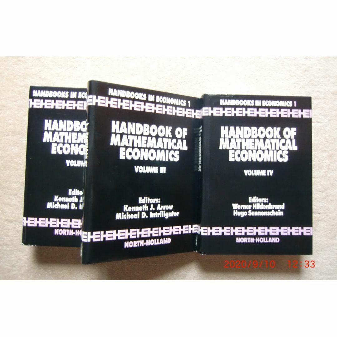 エルゼヴィエ、経済学ハンドブック5冊(英文)のサムネイル