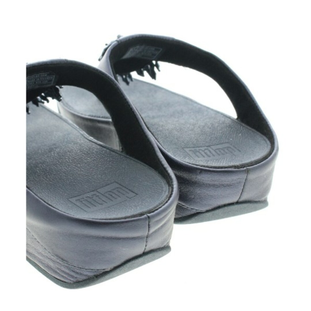 fitflop(フィットフロップ)のfitflop フィットフロップ サンダル 24.2cm 紺 【古着】【中古】 レディースの靴/シューズ(サンダル)の商品写真