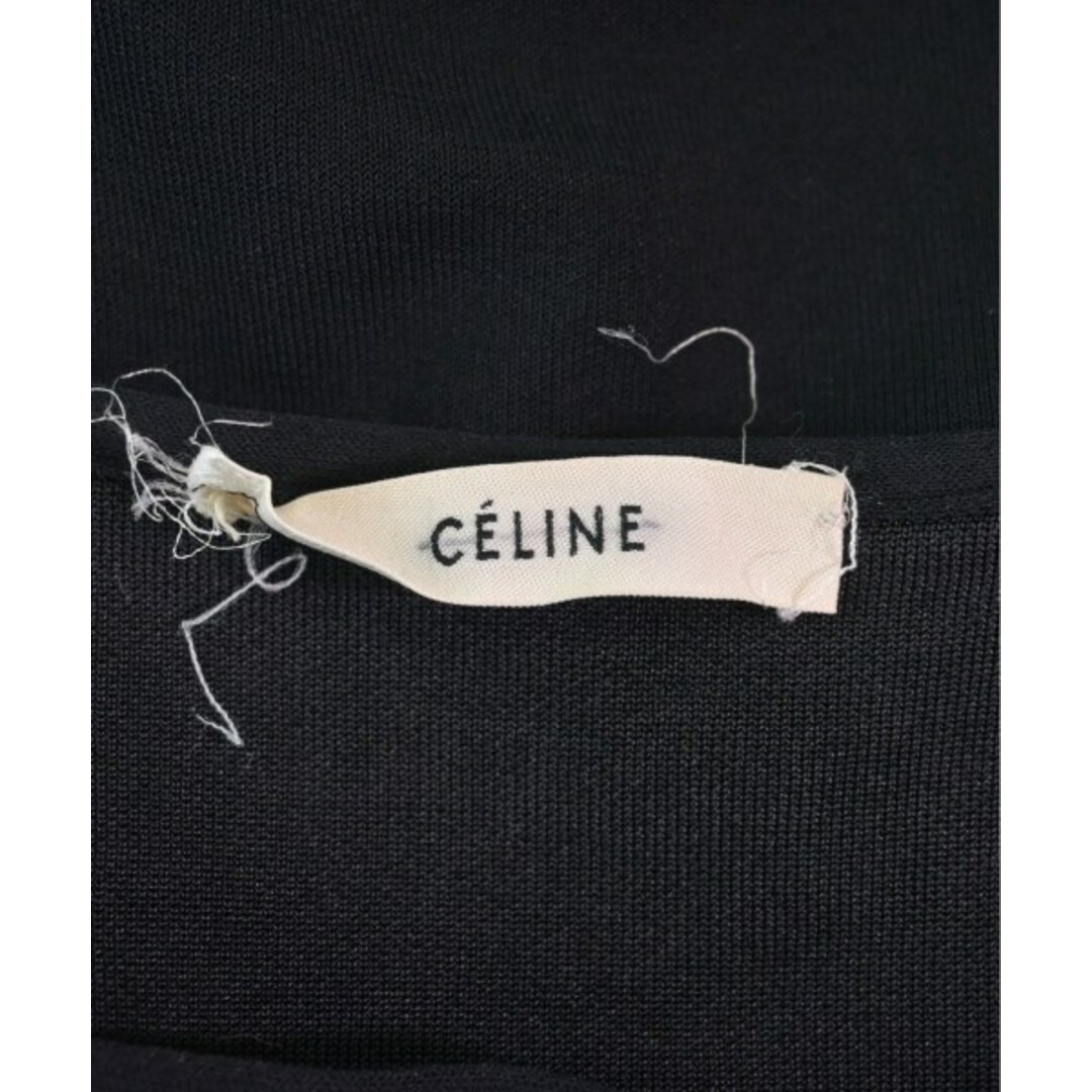 celine(セリーヌ)のCELINE セリーヌ Tシャツ・カットソー S 黒 【古着】【中古】 レディースのトップス(カットソー(半袖/袖なし))の商品写真