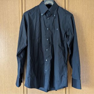 バーバリーブラックレーベル(BURBERRY BLACK LABEL)のバーバリーブラックレーベル　長袖シャツ　3 L 黒色　ブラック　BURBERRY(シャツ)