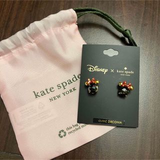 ケイトスペードニューヨーク(kate spade new york)のケイトスペード　ディズニー ミニー コラボ商品 ピアス(ピアス)