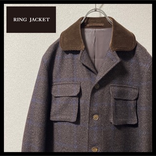 RING JACKET - 【新品】定価20万 RINGJACKET リングヂャケット ウールブルゾン L