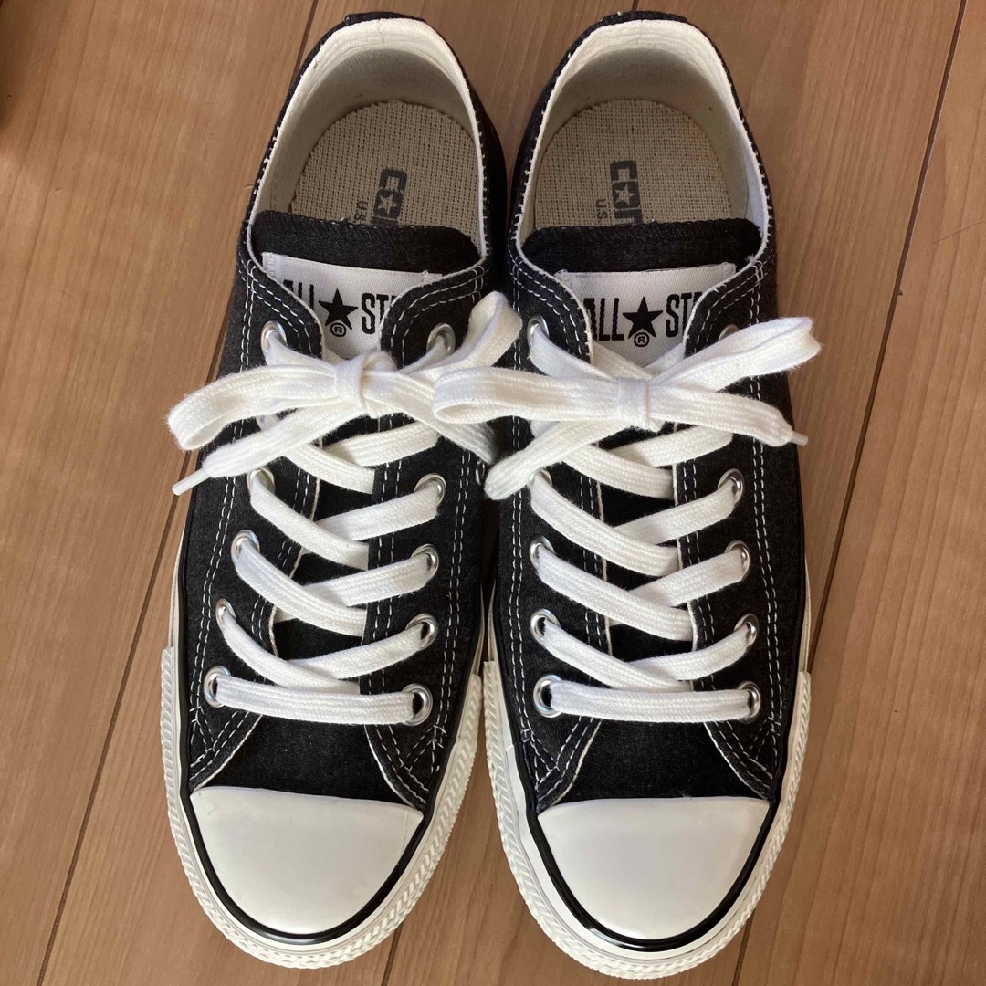 CONVERSE(コンバース)の美品　コンバース　オールスター　黒　23.5 レディースの靴/シューズ(スニーカー)の商品写真