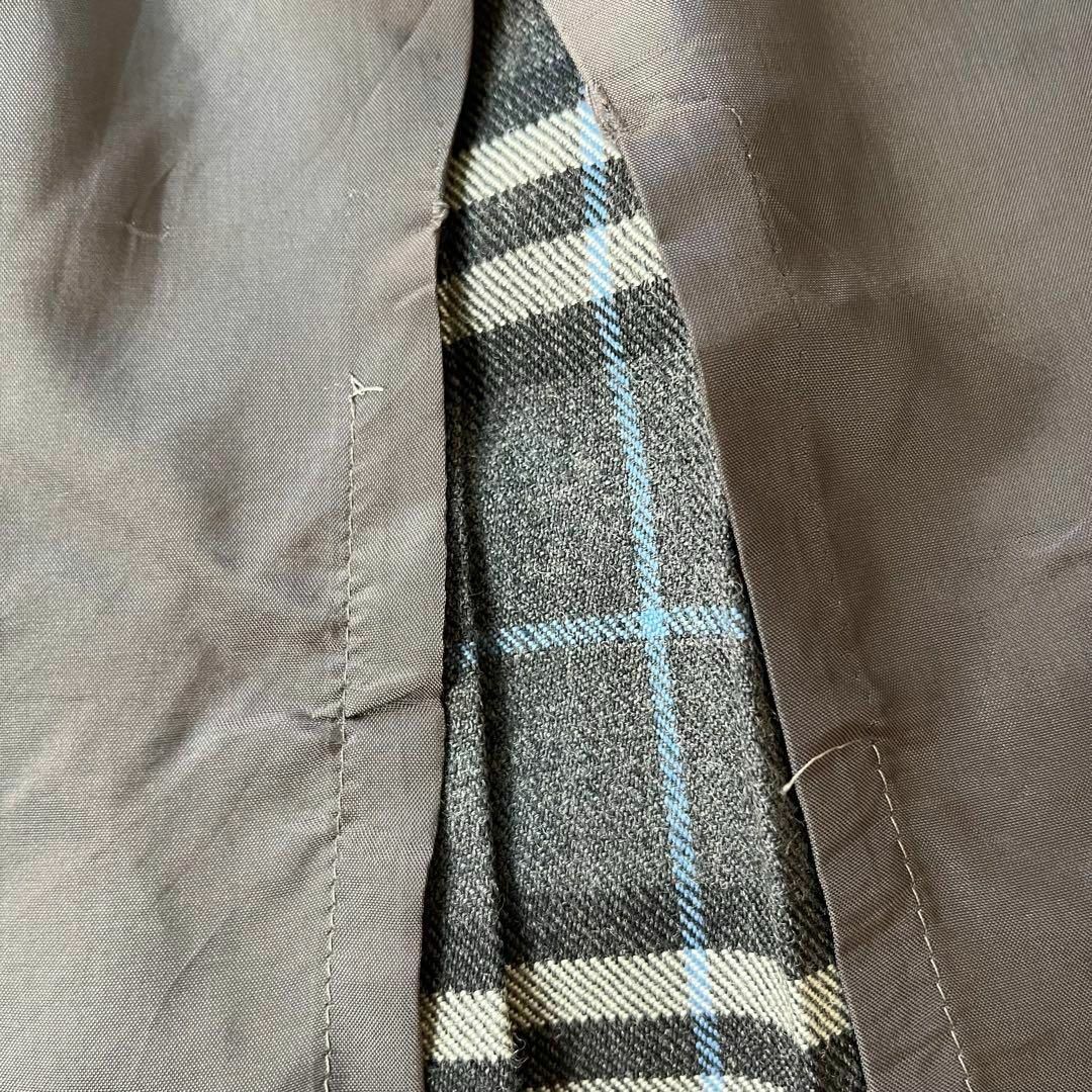 BURBERRY - バーバリーズ チェック ロングプリーツスカート グレー