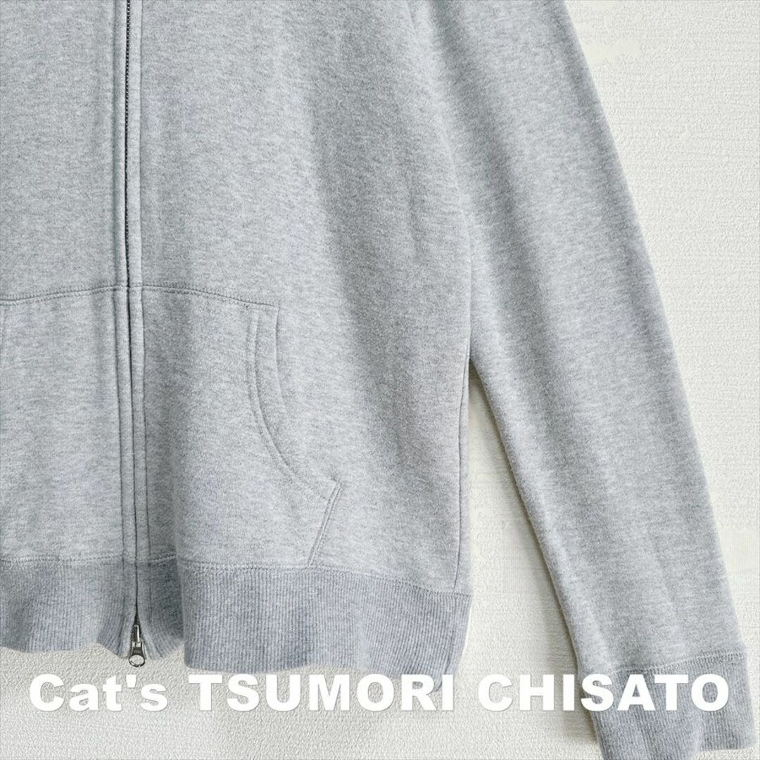 TSUMORI CHISATO(ツモリチサト)の【TSUMORI CHISATO 】刺繍ロゴ フルジップアップ パーカー レディースのトップス(パーカー)の商品写真